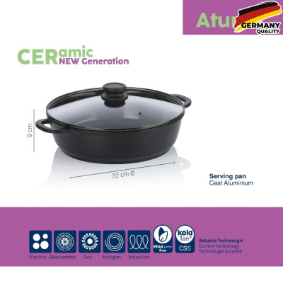 Сотейник Kela Atura з кришкою 28 см, 5 л (15167) Винница - изображение 5