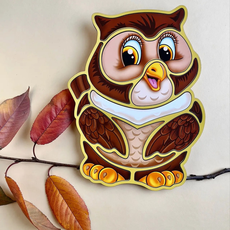 Деревянный пазл-вкладыш 