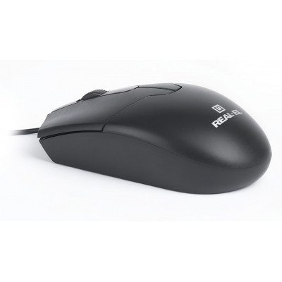 Мишка REAL-EL RM-208 USB Black Вінниця - фото 4