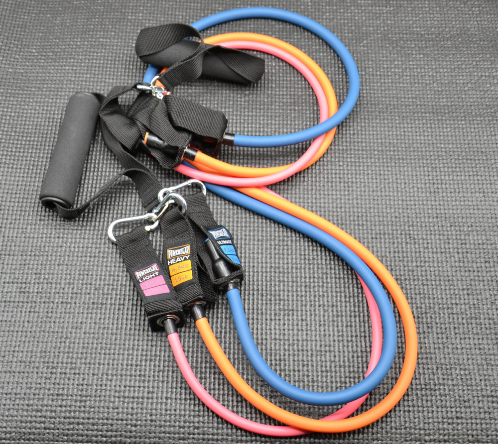 Набір трубчастих еспандерів PowerPlay PP-4101 Expander Tube Set 3шт. (до 18,2 кг.) Каменское - изображение 6