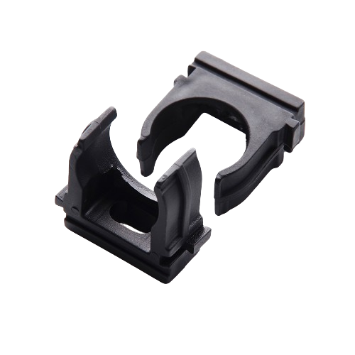 Кліпса для гофри 25мм чорна 50 шт/уп APRO Житомир