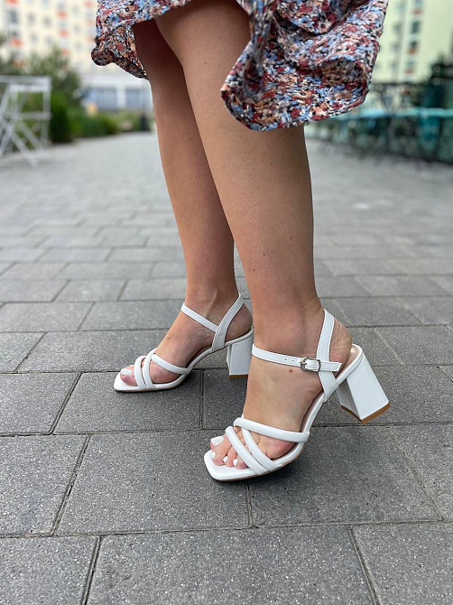 L&M Босоніжки жіночі L&M F132-5 білі (літо, еко-шкіра) (5857) Коломия - фото 5