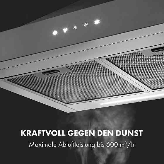 Вытяжка Isabella 600 м3/ч 3 уровня мощности черный (Германия, читать описание) Ровно