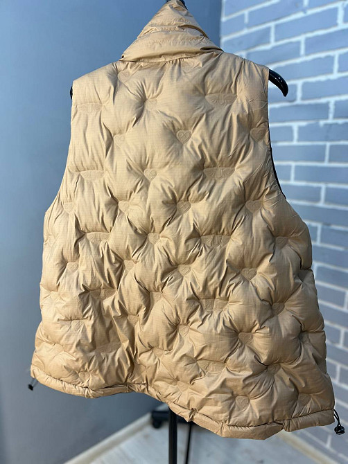 Жилет жіночий A-N 7025 стеганий серця подовжений оверсайз без капюшона, карамель, 44 Одеса - фото 5