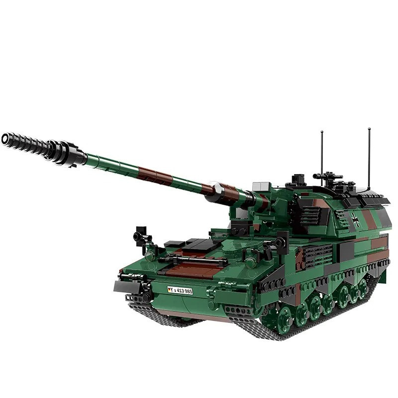 Конструктор дитячий.Військова машина-танк Panzerhaubitze 2000 САУ на 1345 деталей Кам'янець-Подільський - фото 2
