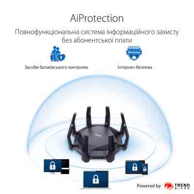 Маршрутизатор ASUS RT-AX89X AX6000 (RT-AX89X) Винница