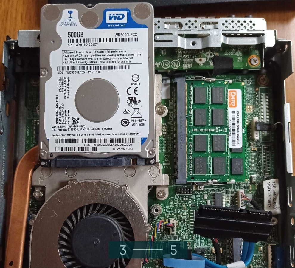 Компьютер: Мини ПК ASER Veriton N4630G Intel i5-4590T, 16Gb. DDR3 , 512Gb. HDD. Харьков - изображение 5