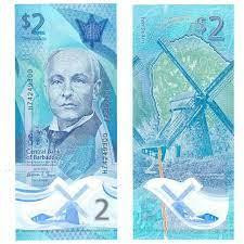 Барбадос 2 доллара 2022г UNC Р-80 полимер Полтава - изображение 1