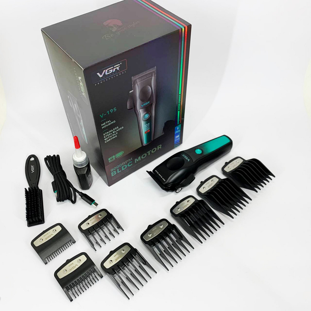 Машинка для стрижки волосся професійна VGR, Набір для стрижки волосся на акумуляторі ZM-88 Львів - фото 10