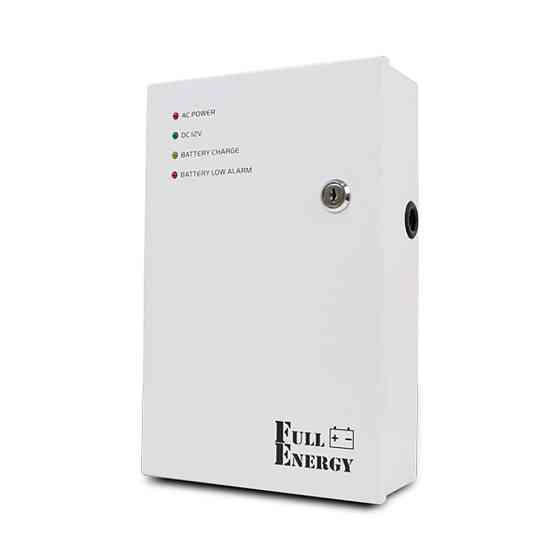 Блок безперебійного живлення Full Energy BBG-125-L для відеоспостереження 12В, 5А, під 18Аг акумулятор Київ