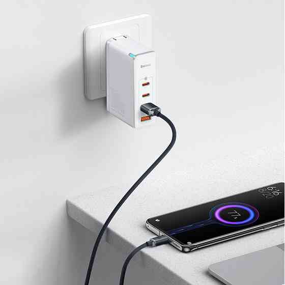 Кабель Baseus Crystal Shine Series Fast Charging Data Cable USB to Type-C 100W 2m Black Одесса