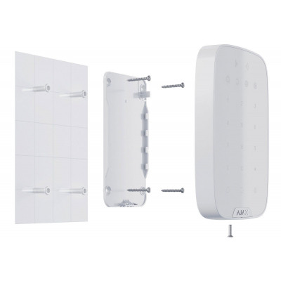 Клавіатура до охоронної системи Ajax KeyPad Plus біла Вінниця - фото 4