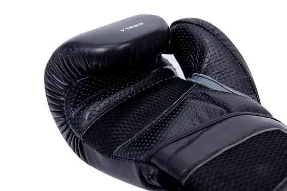 Боксерські рукавички V`Noks Futuro Tec 14 унцій (Винокс) Чорні, натуральна шкіра, преміум захист Київ