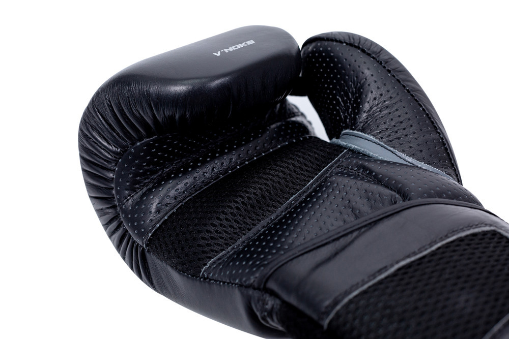 Боксерские перчатки V`Noks Futuro Tec 14 унций (Винокс) Черные, натуральная кожа, премиум защита Киев - изображение 4