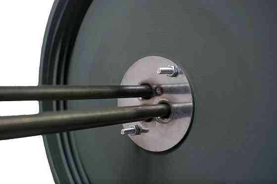 Тен для літнього душу 2 кВт кришка з підігрівом і терморегулятором (короткий) бак 100-150 літрів Дніпро