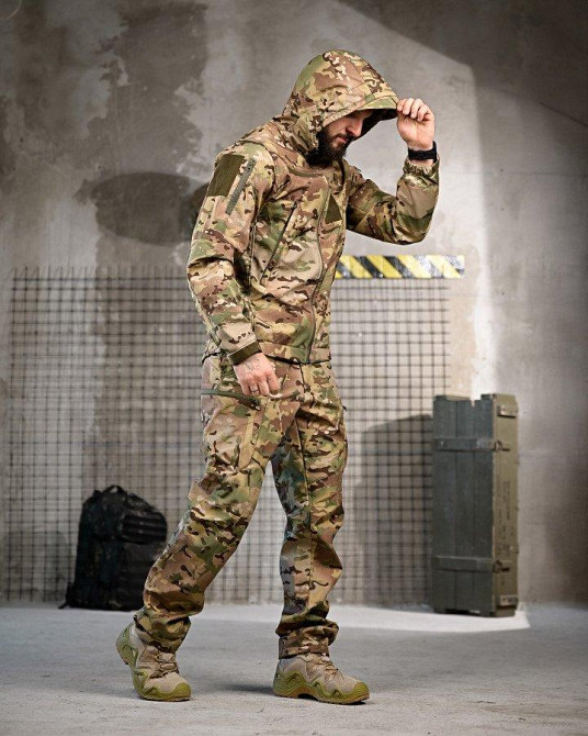 Демисезонный тактический костюм софтшел TANJENT мультикам  ПП7869 Одесса - изображение 3