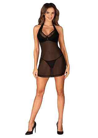 Пеньюар Obsessive Medilla chemise & thong M/L Sex Aura Київ