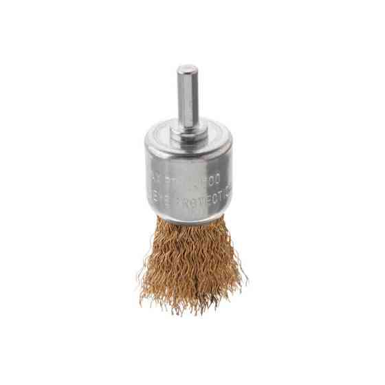 Набір щіток дротяних для дриля, 3 од. (50, 50, 30 мм), латунне покриття INTERTOOL BT-0302 Київ