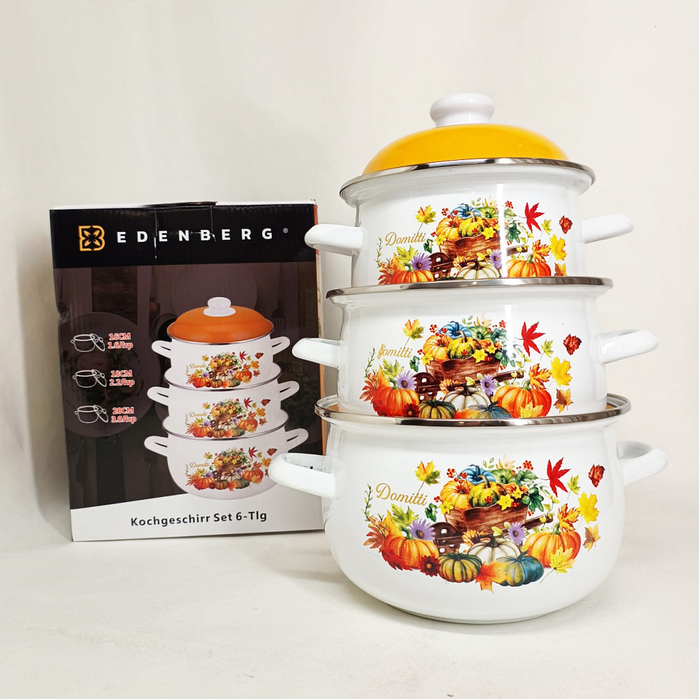 Сборный набор кастрюль, Набор кастрюль с комплектом крышек для электроплиты ZX-25 Львов - изображение 4