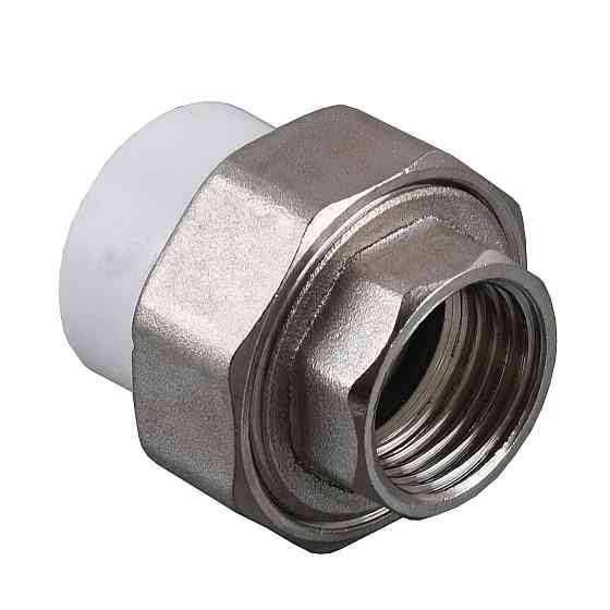 Муфта РАЗБОРНАЯ внутренняя резьба Kalde PPR ф20х1/2 (белый) 12095 (000017831) Киев