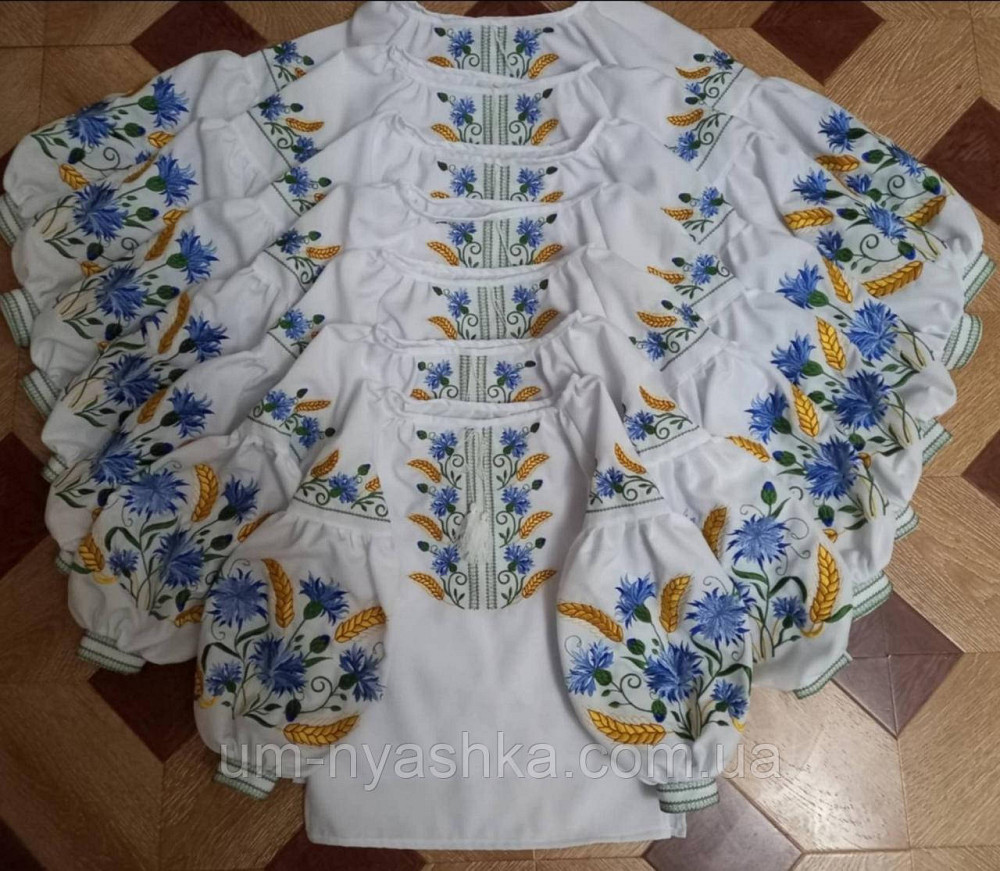Дитяча вишиванка з волошками та колосками Кривий Ріг - фото 8