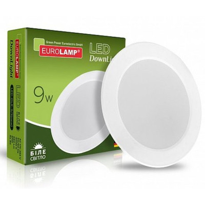 Светильник Eurolamp LED Downlight NEW 9W 680Lm 4000K (LED-DLR-9/4(new)) Винница - изображение 1