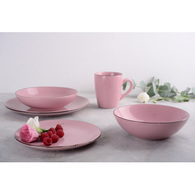 Салатник Limited Edition Terra 650 мл Pink (YF6007-3) Винница - изображение 5