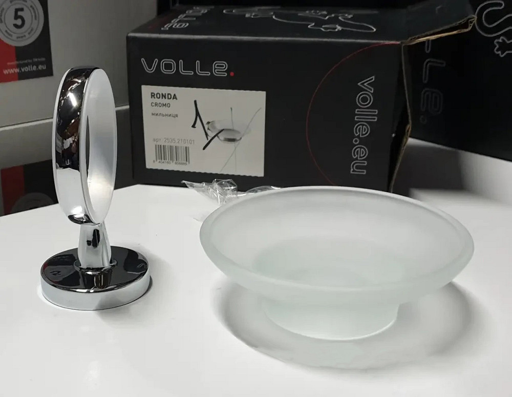 Мильниця для ванни VOLLE RONDA cromo хром Київ - фото 3