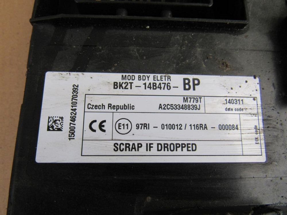 Блок комфорта Ford Transit MK7 2.2 tdci 2014-2020 (BK2T-14B476-BP) Ковель - изображение 2