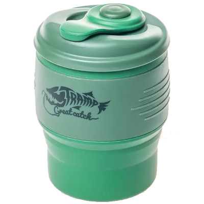 Чашка туристична Tramp силіконова з кришкою 350 мл Sand (UTRC-082-sand) Вінниця - фото 1