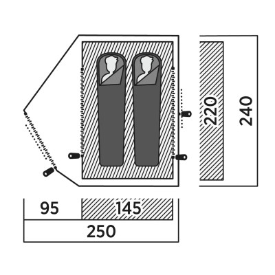 Палатка Easy Camp Rondane 2 (120469) (931541) Винница - изображение 3