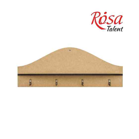 Полиця з вішаками МДФ 40х15х6см ROSA TALENT Київ