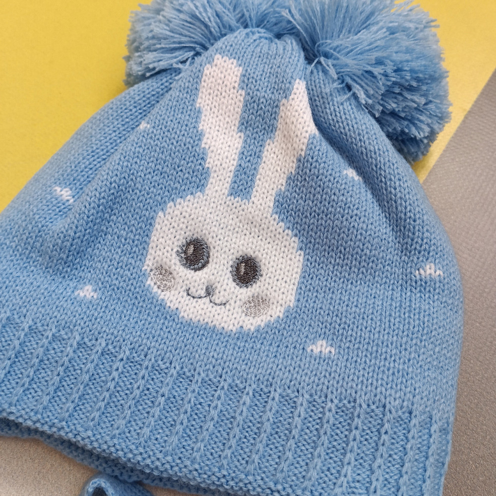 Шапочка тепла дитяча 38-40 на завязках Київ - фото 2