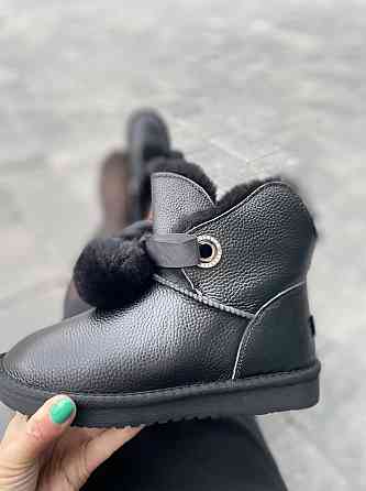 Lonza Угги жіночі LONZA A8032-7A чорні (зима, шкіра натуральна) (4843) 36 Коломыя