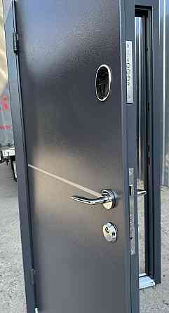 Двері вуличні Redfort, модель Блейд RAL 7024, комплектація Оптима плюс Метал/МДФ (2 контури) Київ