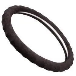 Чохол на руль VLOD-AL2705 BK M алькантара чорн/БО Вінниця