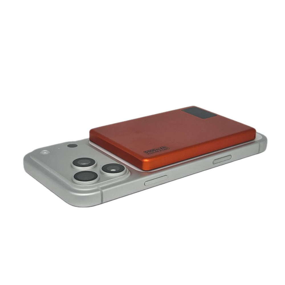 Повербанк 007 10000 mAh 20W з FTF-дисплеєм (MagSafe) - помаранчевий Киев - изображение 15