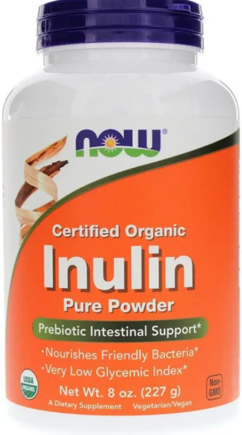 Інулін органічний Клітковина Now Foods Inulin 227 г Київ - фото 1