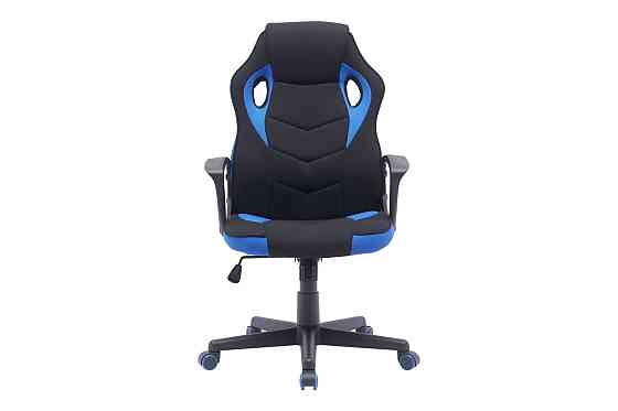 Крісло поворотне DAKAR чорний/блакитний Киев