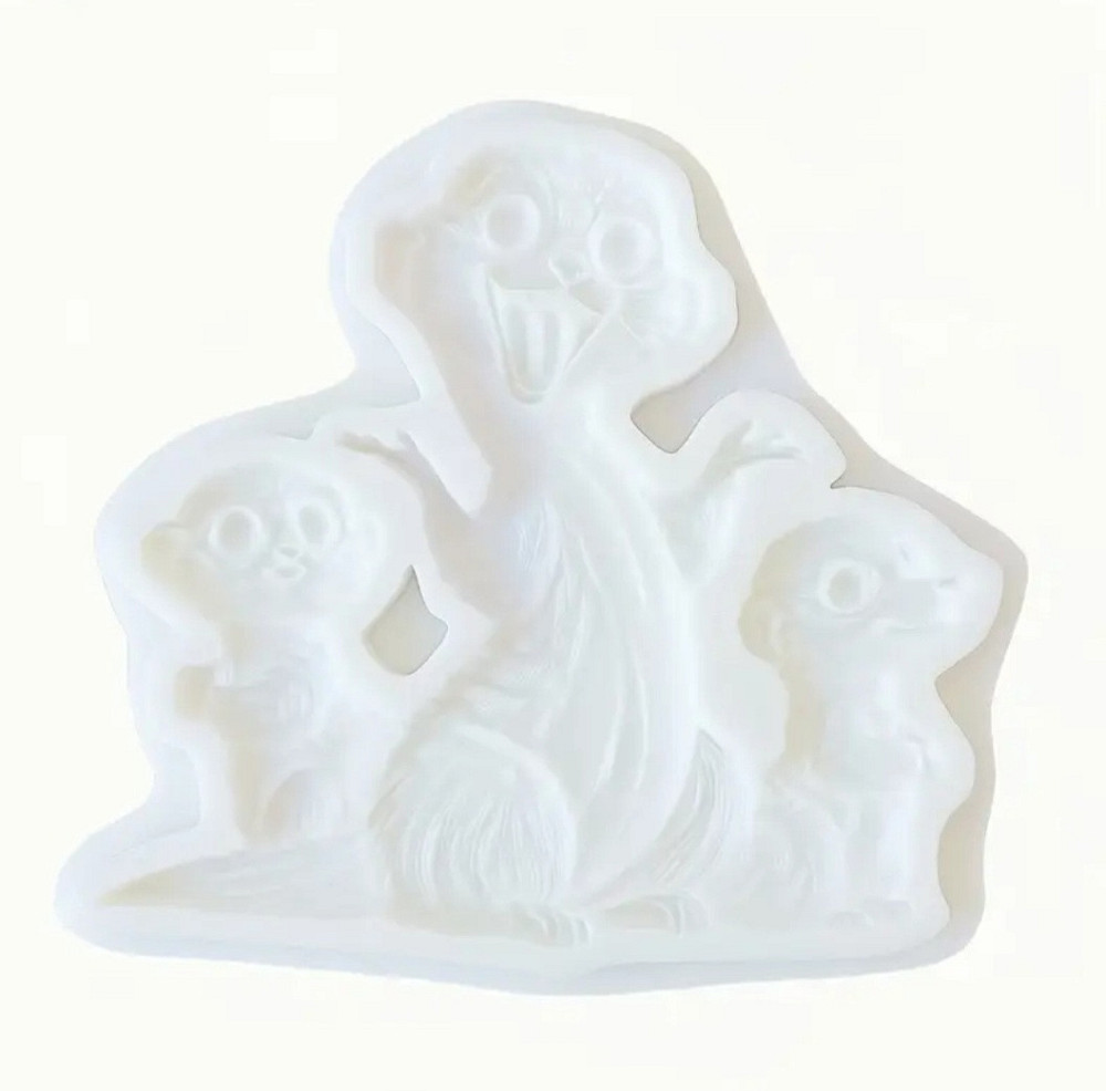 Молд силиконовый Фретка 110 на 100 мм серый Киев - изображение 3