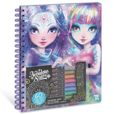 Набор для творчества Nebulous Stars Розмальовка Айседора чорні аркуші (11136) Винница - изображение 1