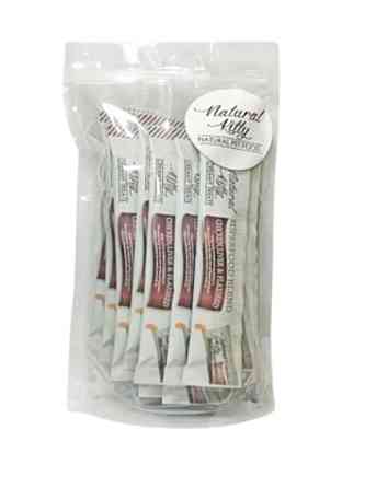 Крем-снеки для кошек Natural Kitty Creamy со вкусом курицы, печени и семян льна 24 шт х 12 г Винница