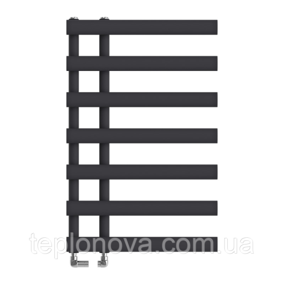 Полотенцесушитель антрацит Ideale Emma черный 11 7/780/500 Черновцы