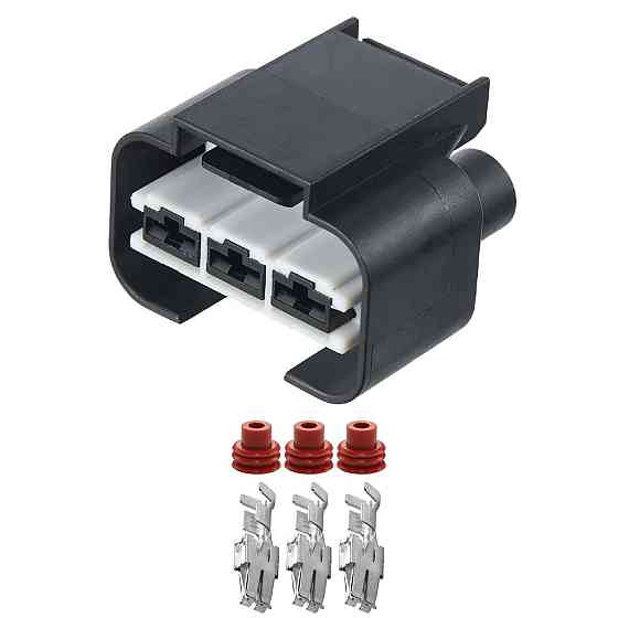 Роз'єм конектор 3-кон., Вентилятор Радіатора, 1743271-2, TE Корея універс., Моторний Hyundai, Kia 40600 Київ