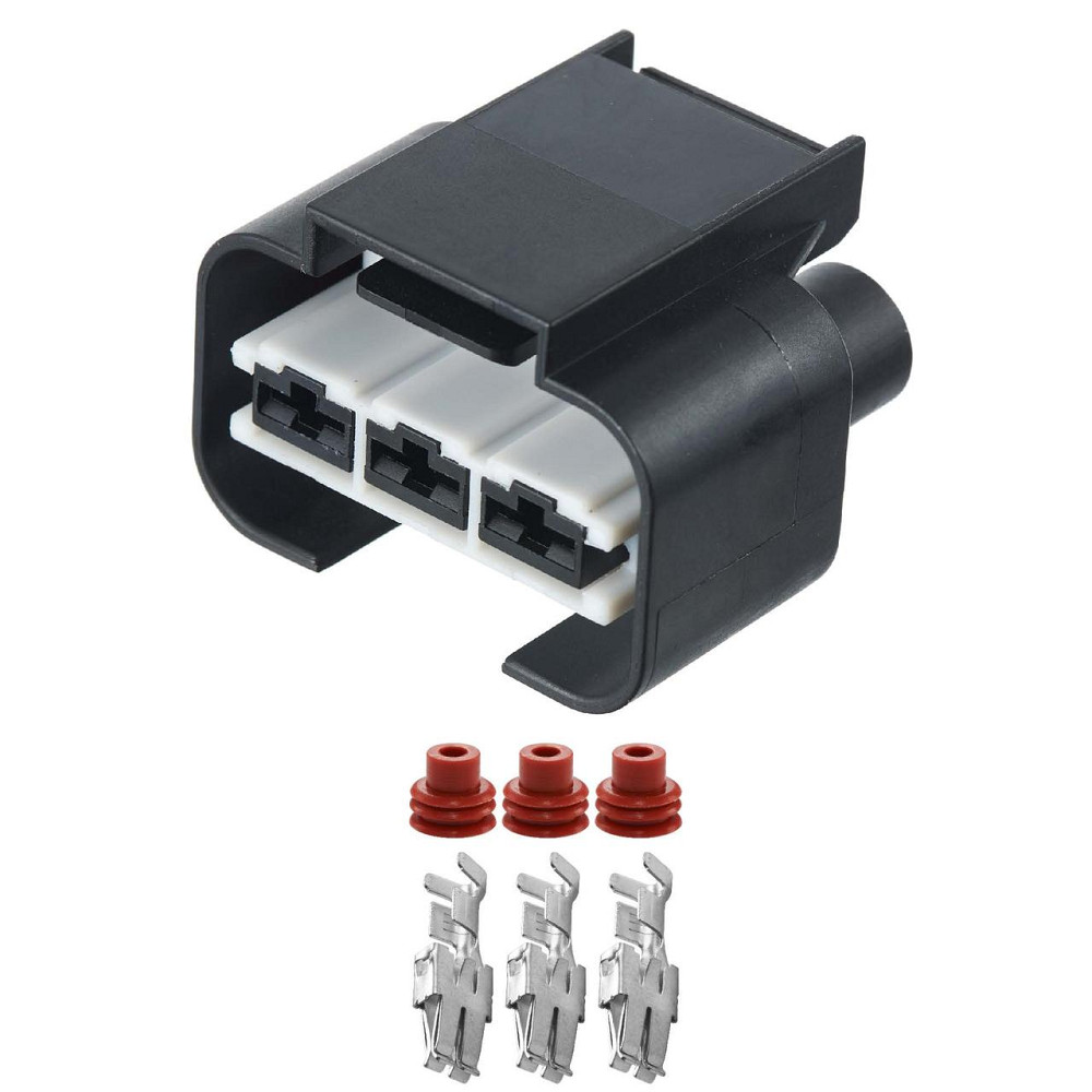 Разъем коннектор 3-кон., Вентилятор Радиатора, 1743271-2, TE Корея универс., Моторный Hyundai, Kia 40600 Киев - изображение 1