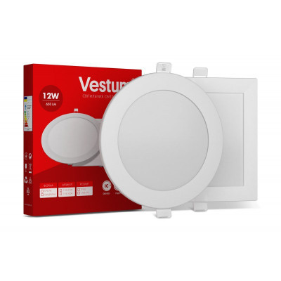 Світильник Vestum LED 12W 6000K 220V (1-VS-5109) Вінниця - фото 1