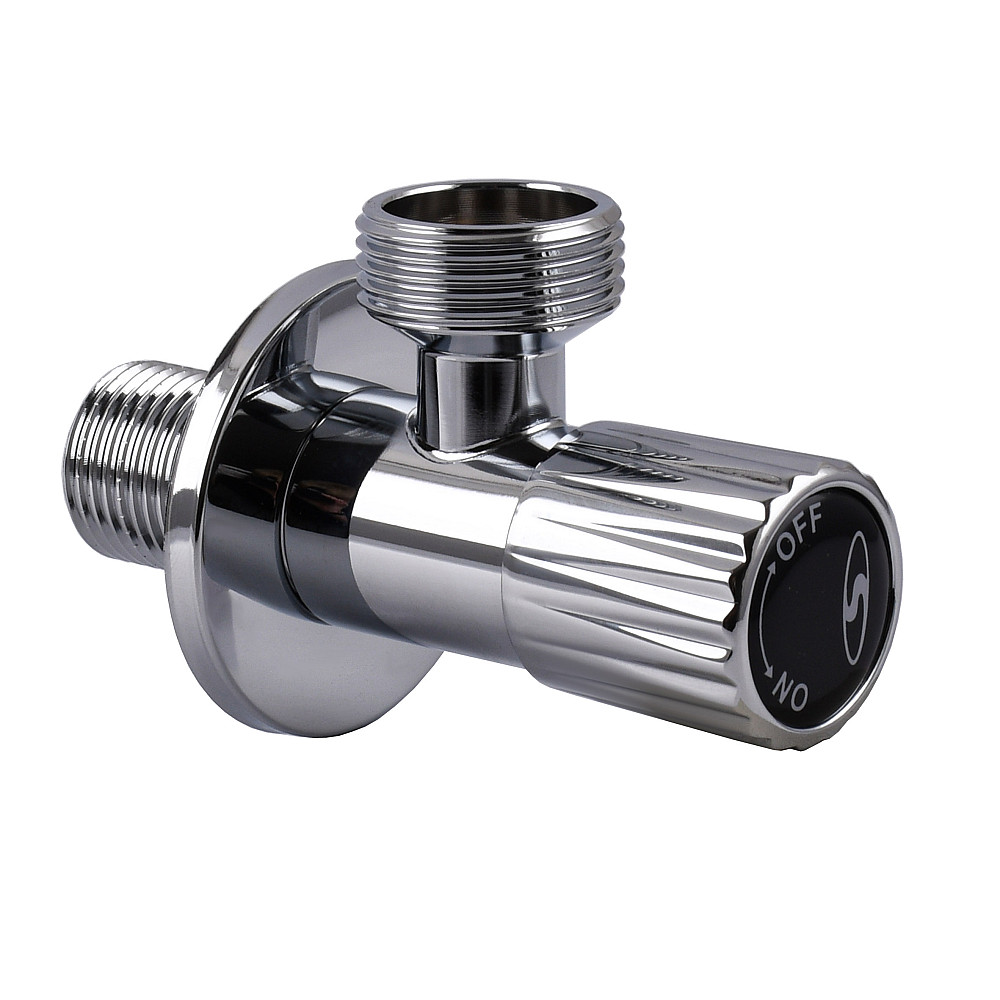 !Кран кутовий кераміка SOLOMON EXCLUSIVE 1/2″X3/4″ 989 CHROM ( 1шт.) Тернопіль - фото 1