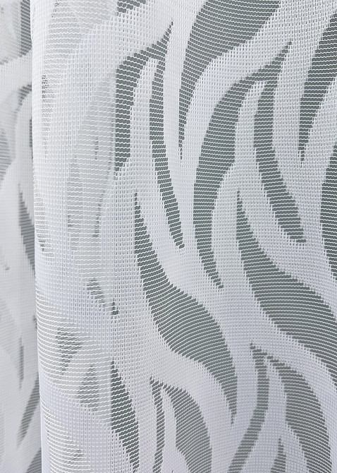 Тюль жакард колір білий 1976т Київ - фото 2