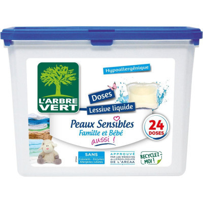 Капсулы для стирки L'Arbre Vert Чувствительная кожа 24 шт. (3450601046698) Винница - изображение 1