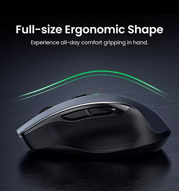 Бездротова безшумна миша UGREEN 2,4G (4000 DPI) Київ - фото 6